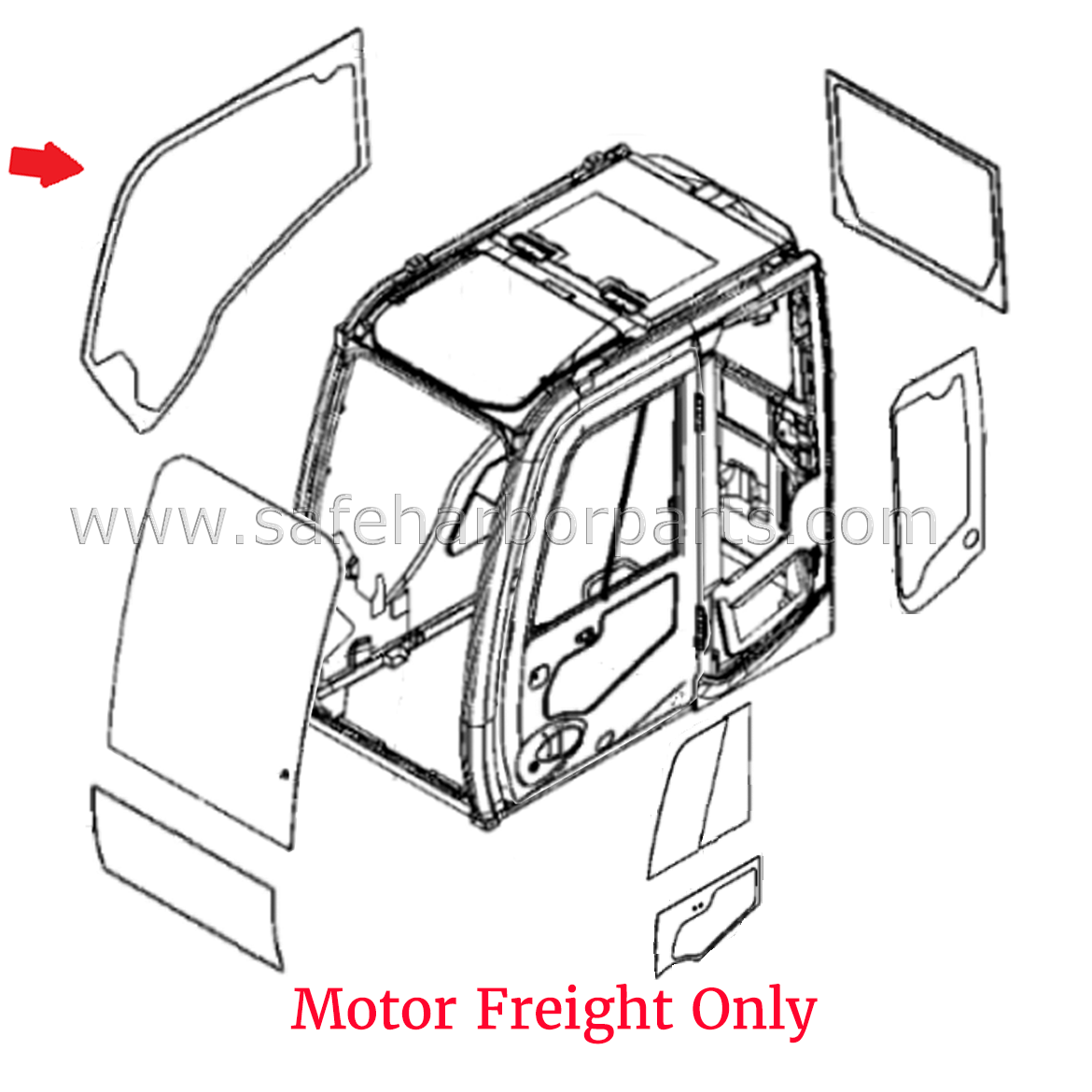 Measurements: 5 mm Thick, 1610 mm Wide, 1365 mm Height