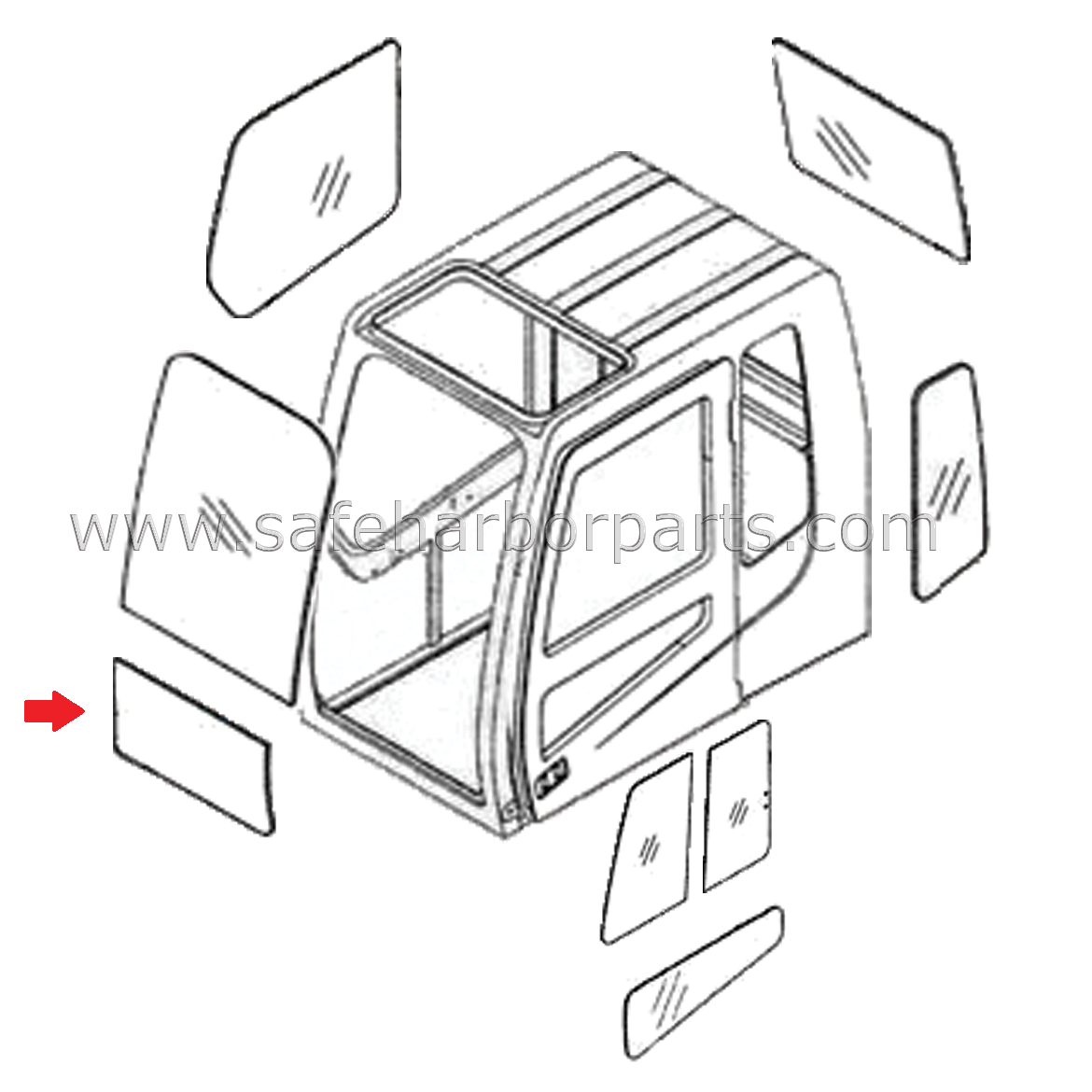 Measurements: 5 mm Thick, 830 mm Wide, 450 mm Height