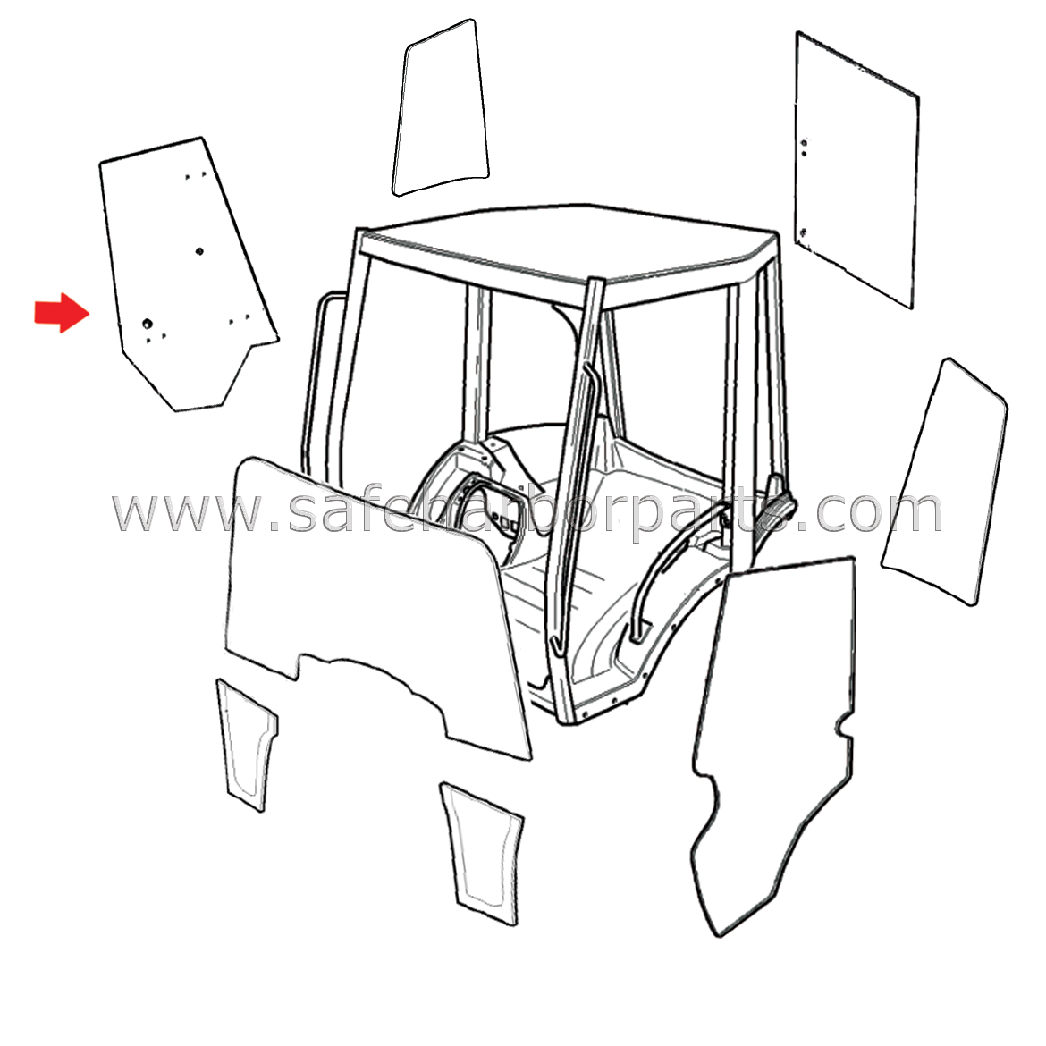 Measurements: 7 Holes 5 mm Thick, 885 mm Width, 1475 mm Length
