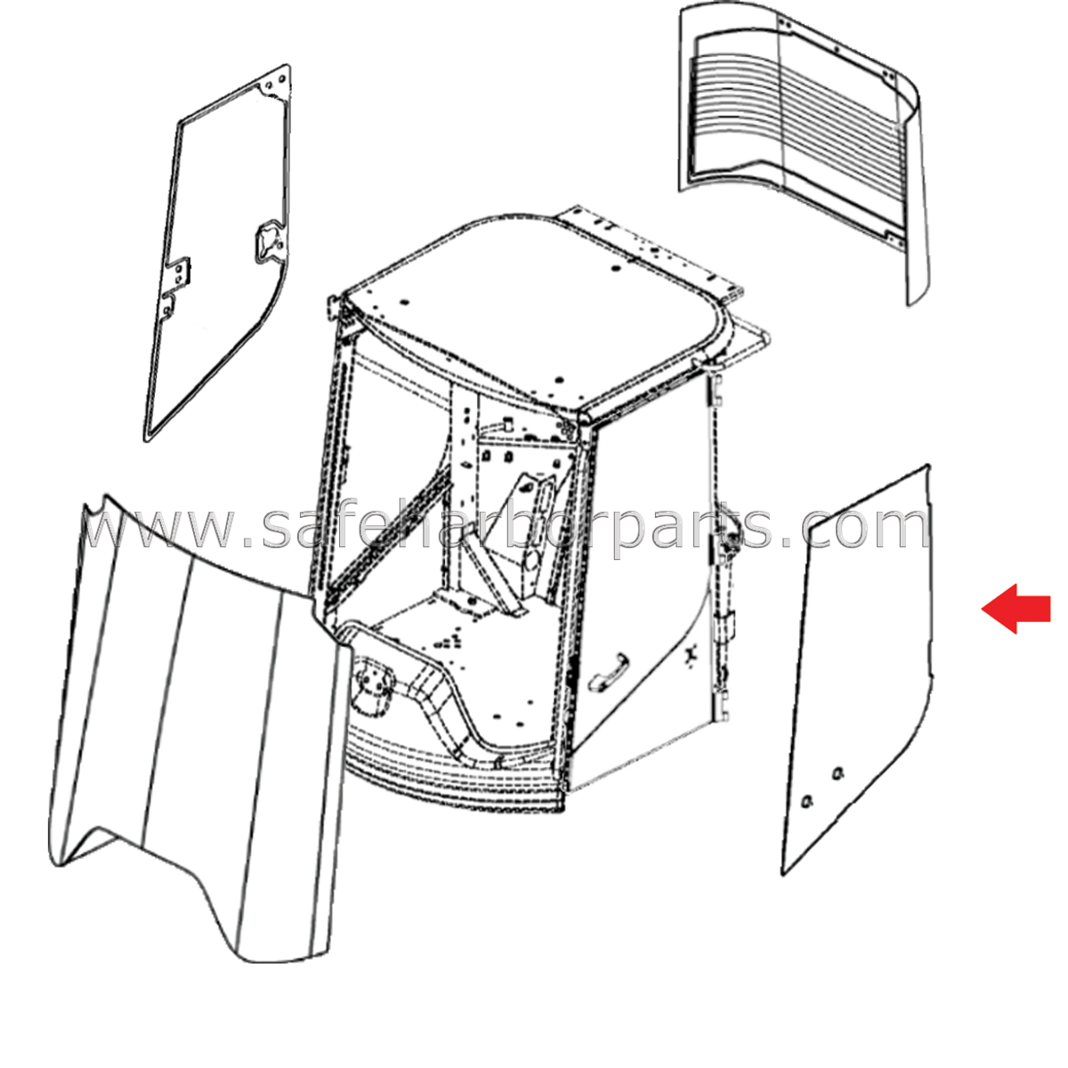 Measurements:2 Holes, 1390 mm Height,  663 mm Length