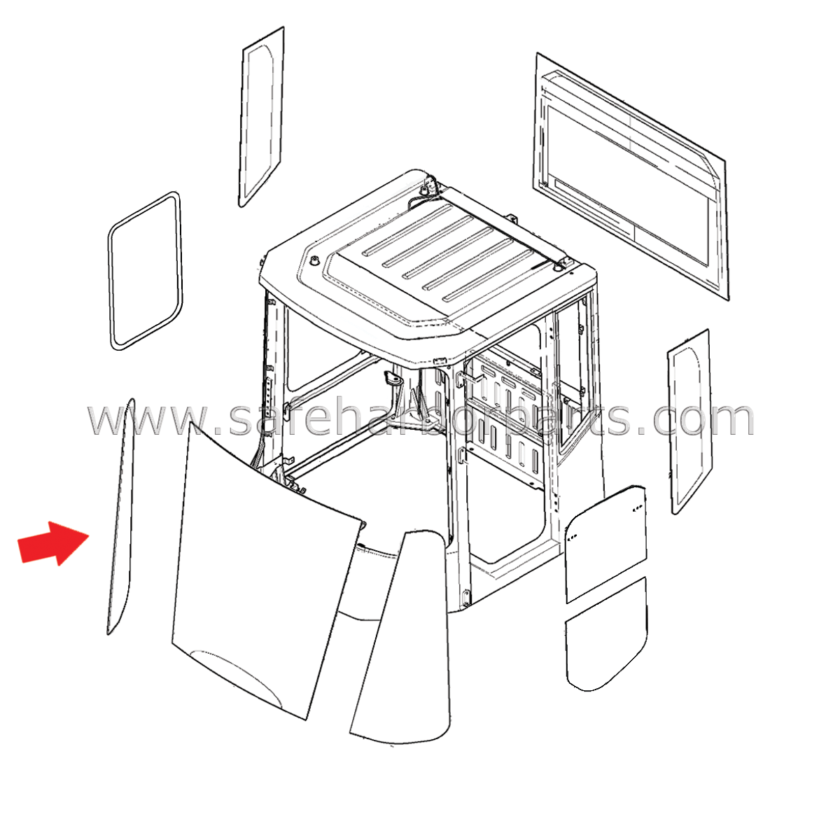Measurements: 6.8 mm Thick, 402 mm Width, 1335 mm Height