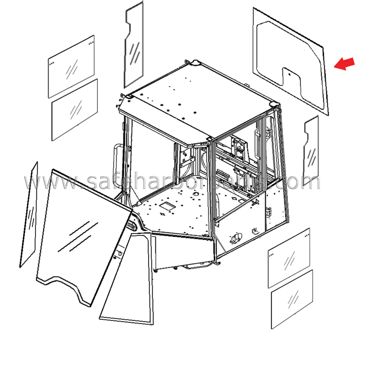 Measurements: 1 Hole, 6 mm Thick, 1314 mm Width, 1028 mm Height