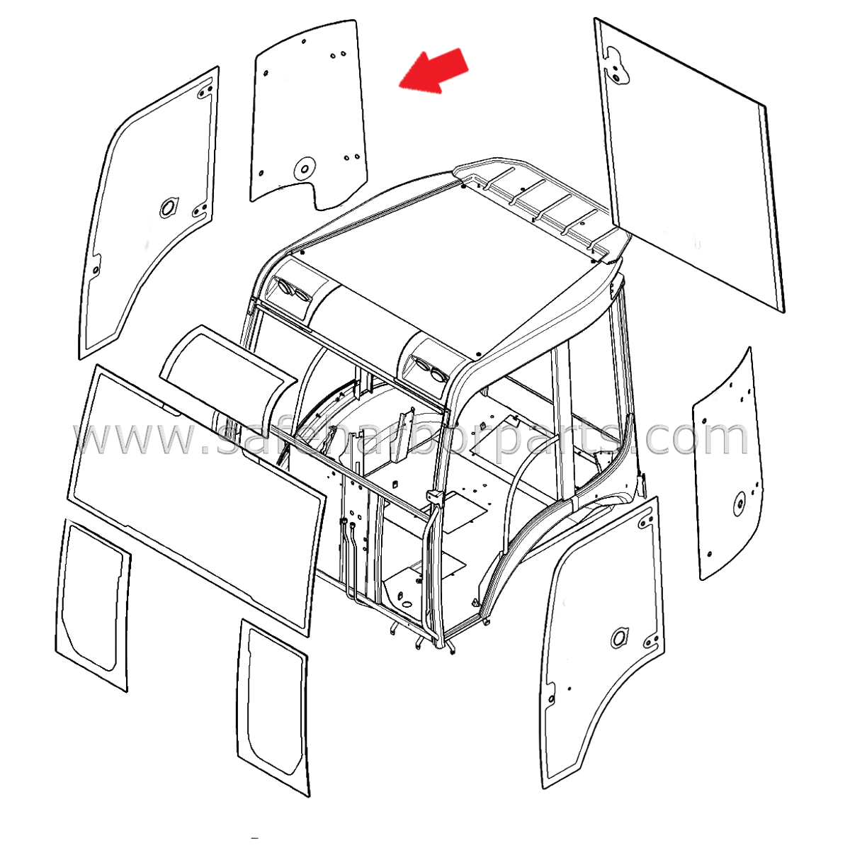 Measurements: 8 Holes. 5 mm Thick, 670 mm Width, 1023 mm Height