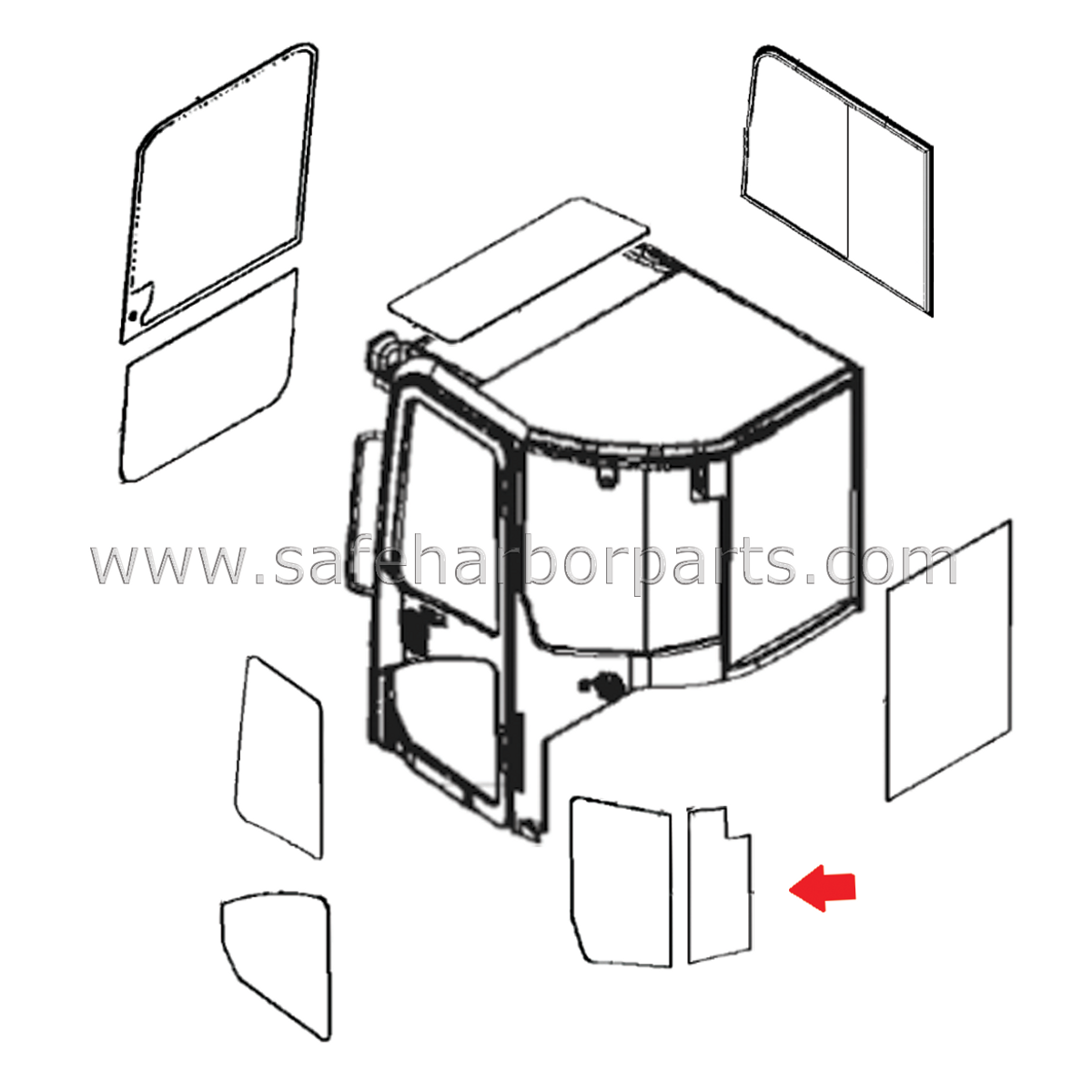5 mm Thick, 240 mm Width, 713 mm Height