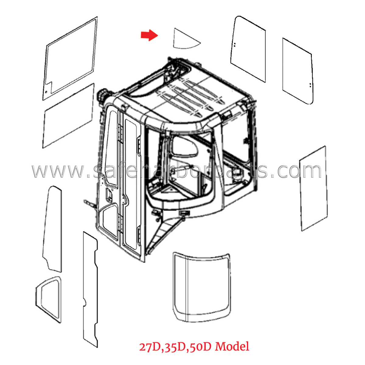 Measurements: 5 mm Thick, 570 mm Width, 360 mm Height