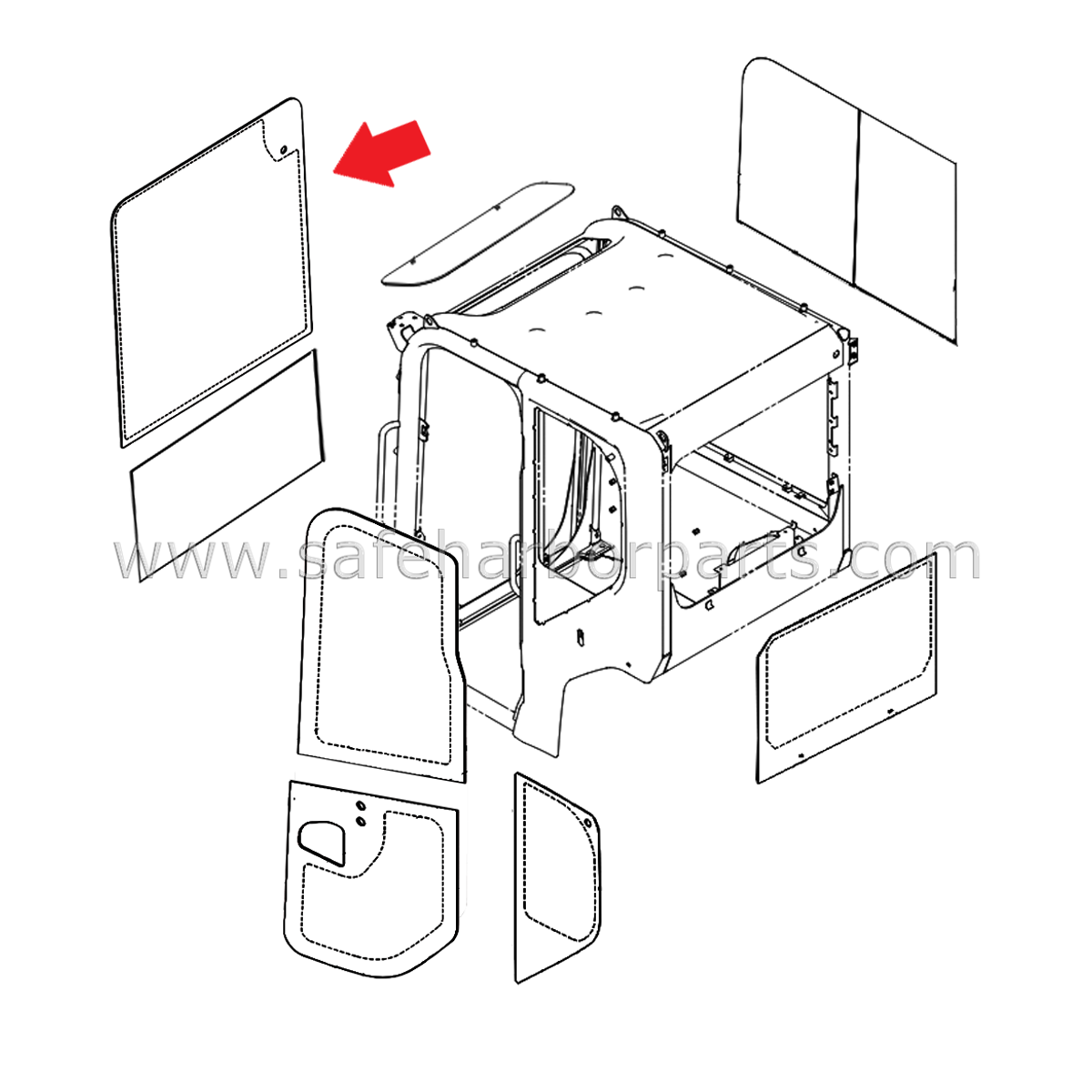 Measurements: 1 Hole, 5 mm Thick, 840 mm Height, 845 mm Length