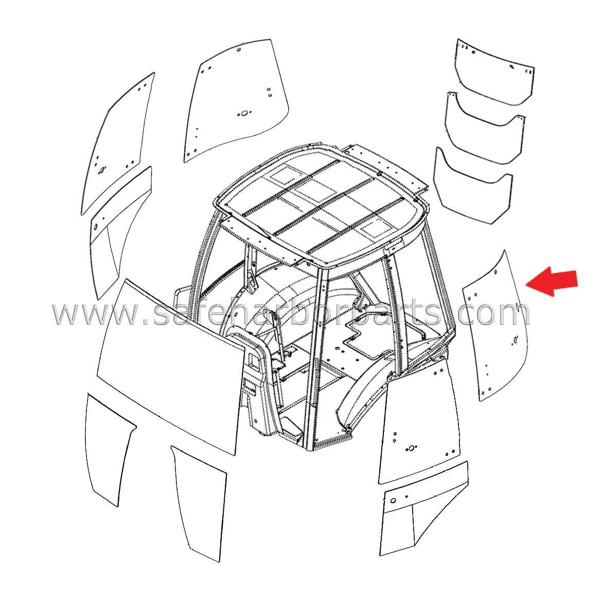 Measurements: 12 Holes, 5 mm Thick, 795 mm Width, 890 mm Height