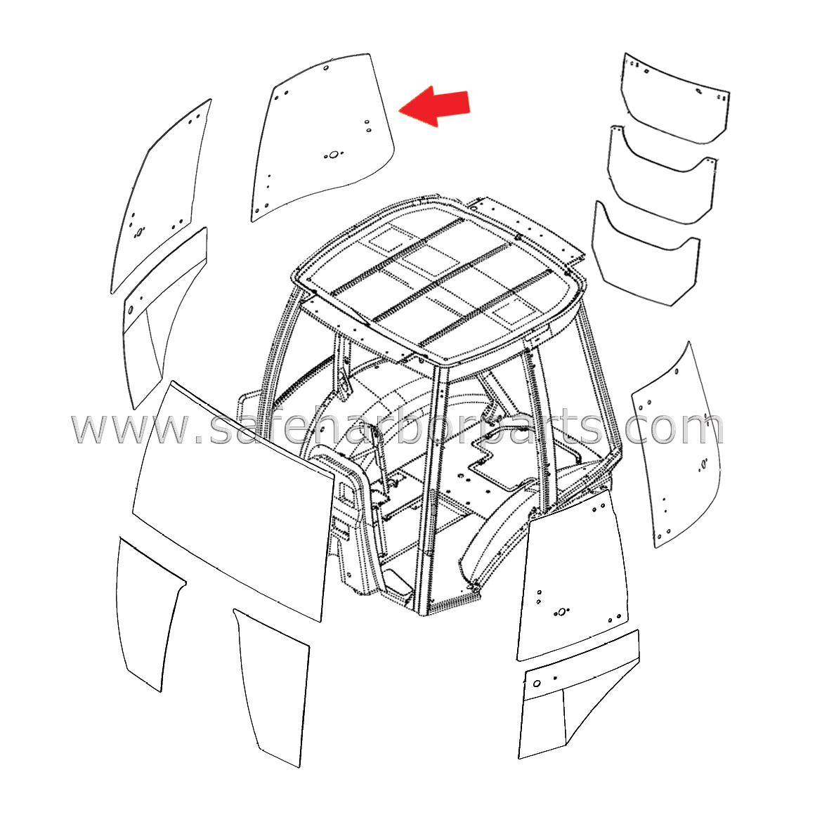 Measurements: 12 Holes, 5 mm Thick, 795 mm Width, 890 mm Height