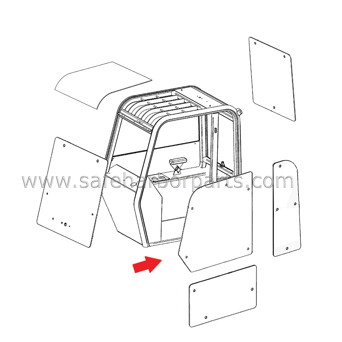 Measurements: 5 Holes, 6 mm Thick, 910 mm Width, 860 mm Length