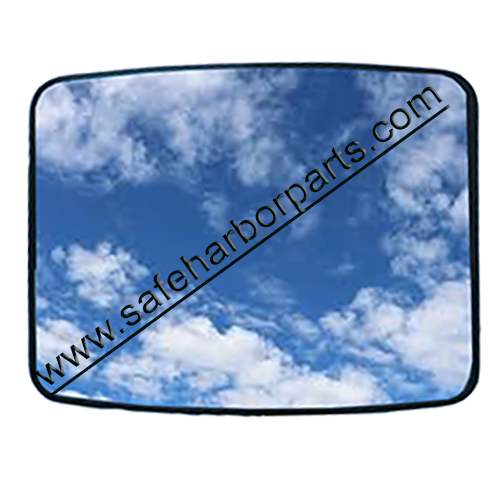 Mirror Description :  Length 7 1/8", Width 9 3/8" ,