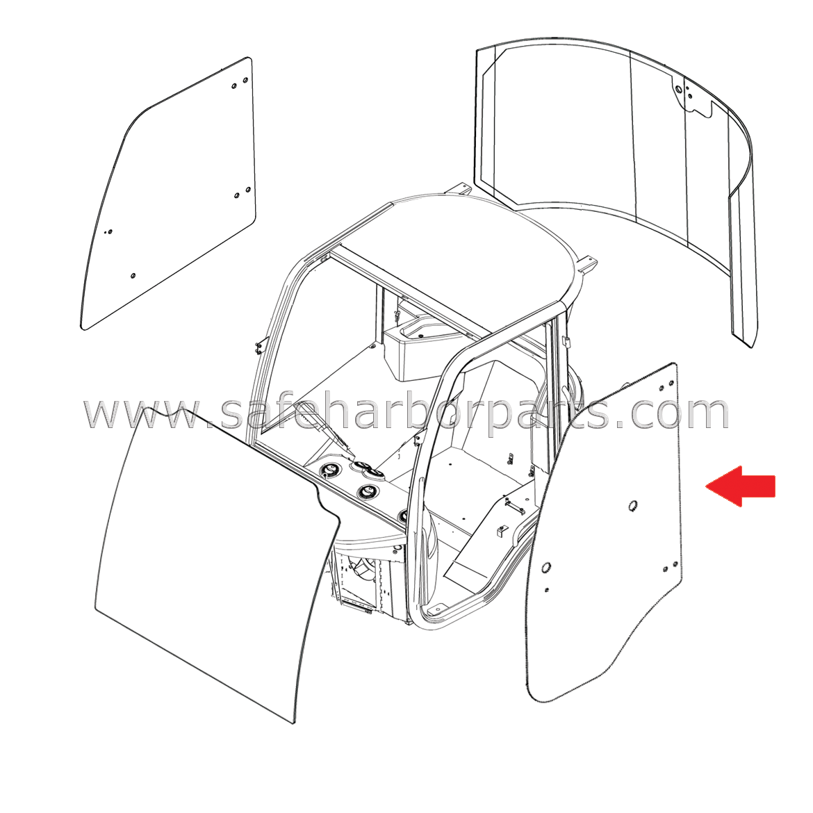 Measurements: 6 mm Thick, 930 mm Width, 1470 mm Height