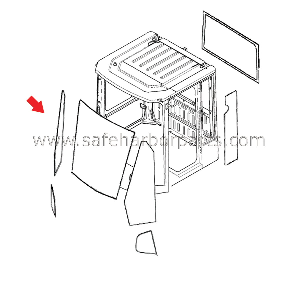 Measurements: 6.8 mm Thick, 508 mm Width, 1553 mm Height
DOT Certified, Green Tinted, Laminated Glass