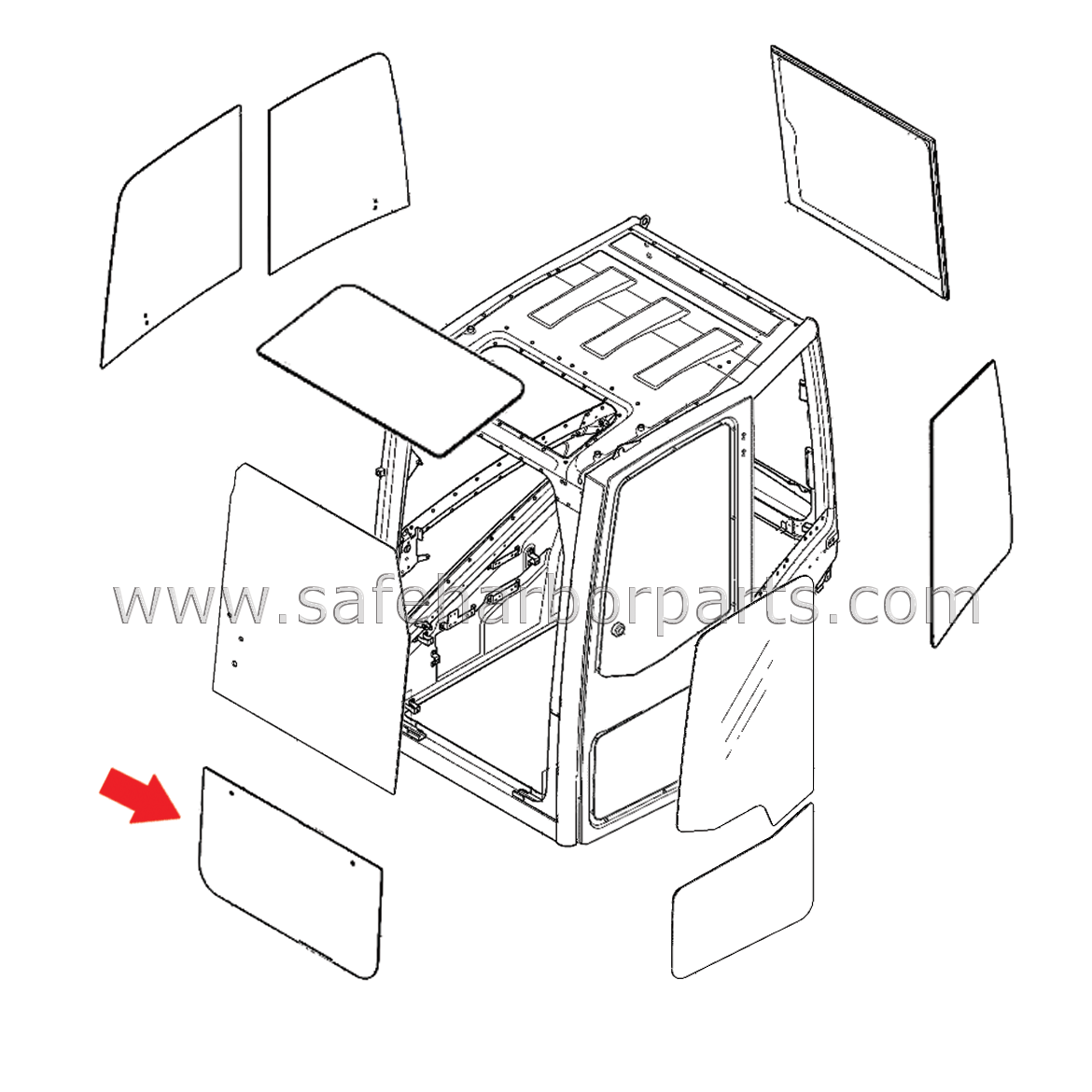Measurements: 2 Holes, 5 mm, 825 mm Height, 460 mm Length