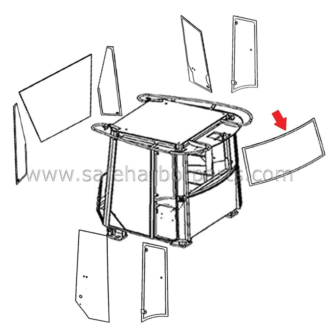 Measurements: 6 mm Thick, 1310 mm Height, 745 mm Length