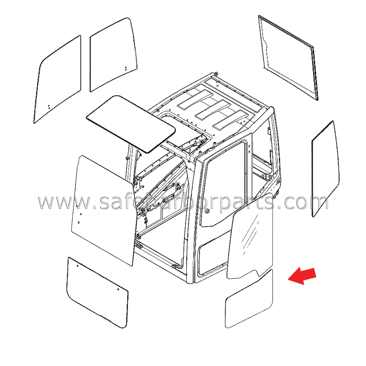 Measurements: 6 mm Thick, 655 mm Height, 480 mm Length