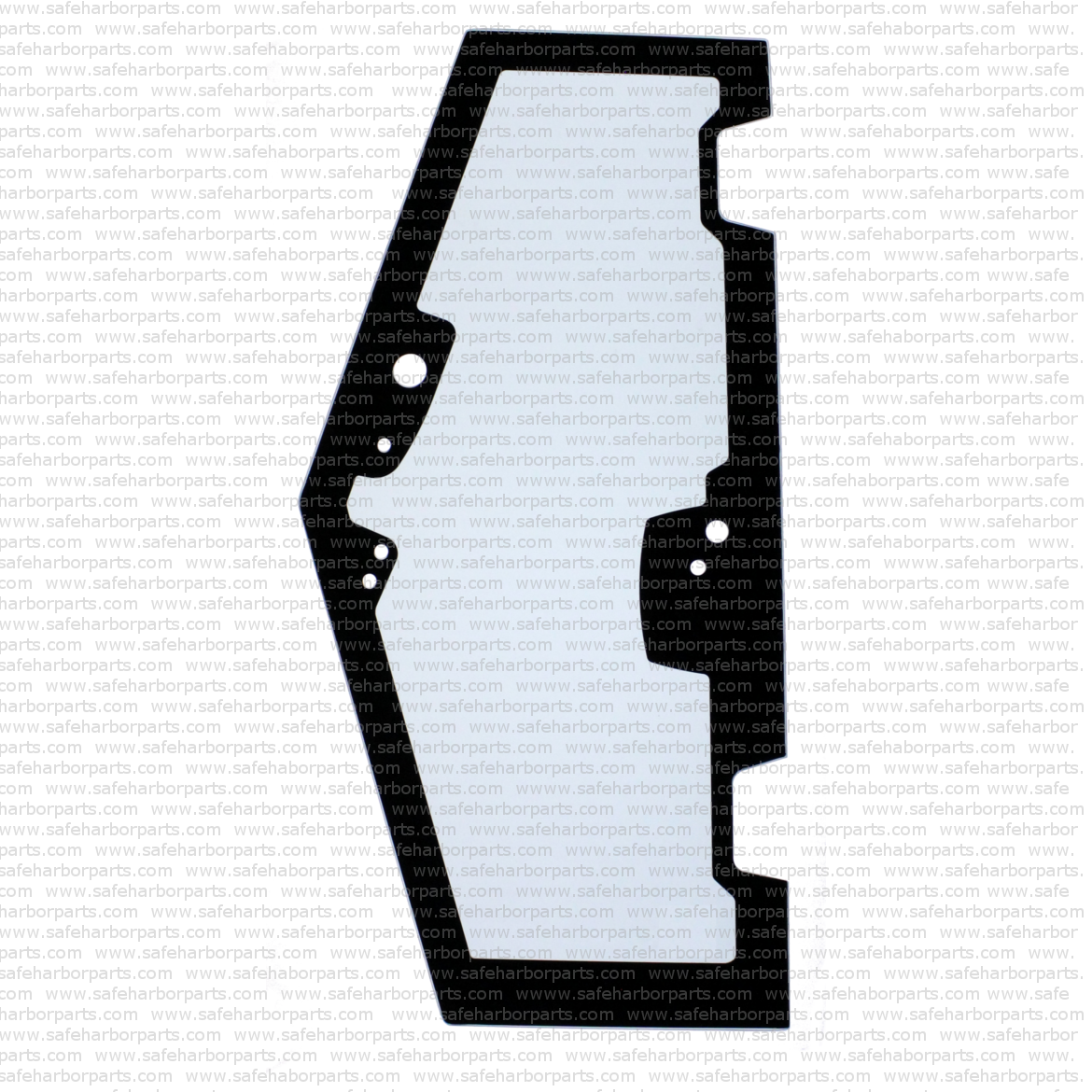 84322977 Aftermarket Case Bulldozer Left Door Glass