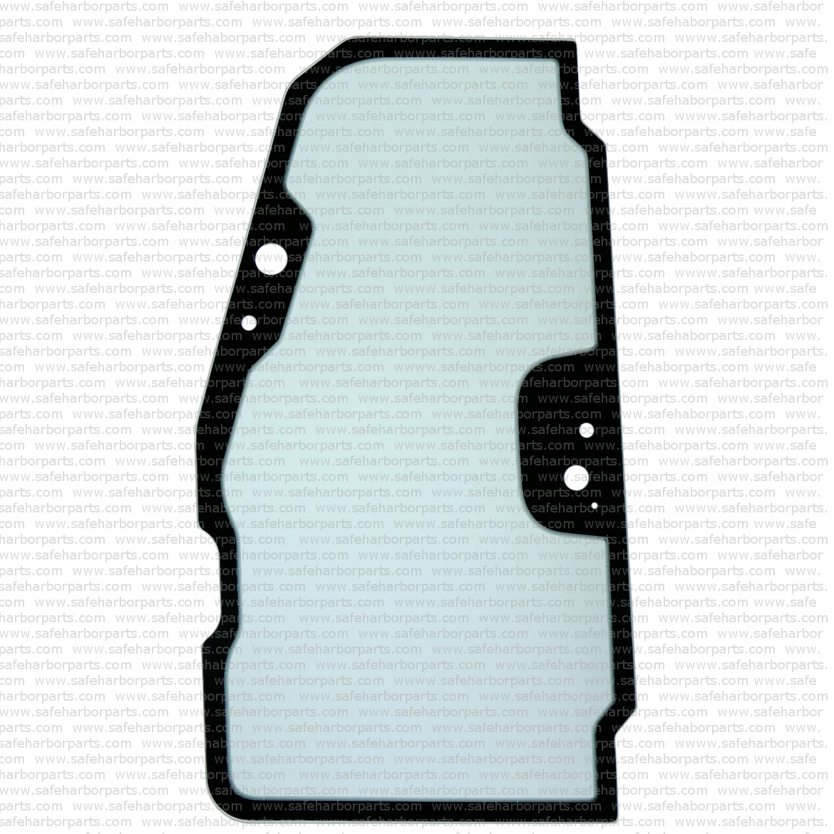ganeyukiトンネルのカラス【A4サイズ】 281-4141 Caterpillar Dozer Left Hand Door Glass