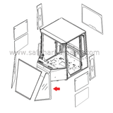 417-926-3520 Wheel Loader  Left Side Glass
