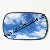Mirror Dimensions: Length 6 1/2", Width 10 1/2", Mount: 1/4"