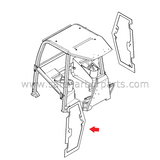 Measurements: 6 Holes, 5 mm Thick, 735 mm Wide, 1557 mm Height