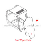 84344565 Skid Steer Door Glass