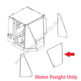 71LM-26012 Wheel Loader Front Center Laminated Glass