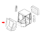 Measurements: 6.8 mm Thick, 645 mm Width. 1221 mm Height