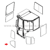 FYD00006276 Mini Excavator Door Lower Glass