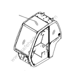 495-6211 Telehandler Roof Laminated Glass