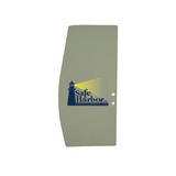 538-2252 Excavator Door Upper Rear Slider Glass