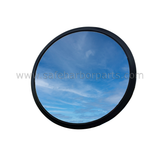 Mirror Measurements:8" Length, 10" Width, Mount Dimensions 3/8"-7/8"