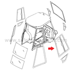 Measurements: 7 Holes 6 mm Thick, 538 mm Width, 1014 mm Height