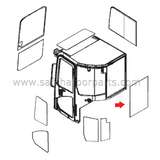 YD00006282 Mini Excavator Rear Glass