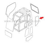 Measurements: 5 mm Thick, 450  mm Width, 1005 mm Height