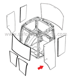 Measurements: 6 Holes, 6 mm Thick, 700 mm Height, 1430 mm Length
