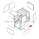 Measurements: 5 mm Thick, 1030 mm Height, 635 mm Length
