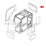 Measurements: 6 mm Thick, 970 mm Height, 605 mm Width