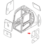 20Y-54-35831 Excavator Door Front Slider