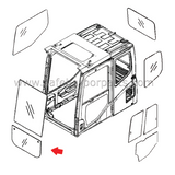 20Y-54-51812 Excavator Front Lower Windshield