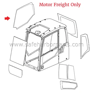 Volvo - Cab Glass - Excavators - Full Size Excavators - Safe Harbor Parts
