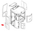 PM02C01075P1 Mini Excavator Lower Door Glass