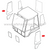85801626 Backhoe RH/LH Upper Door Glass