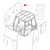 84339225 Backhoe Right Hand Rear Glass