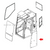 4695111 Mini Excavator Door Glass