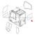 YA00001497 Excavator Cab Rear Window