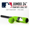 MLB Foam Baseball Bat and Ball Image 5