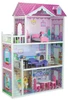Large Kids Wooden Doll House with accessories