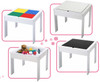 Monarch Deluxe Children's Block Table with Blackboard/Whiteboard