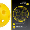 X-26 Pickleball Yellow 100 Pack Box
