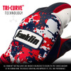 MLB Digitek Batting Gloves USA Red, White & Blue (Youth-Medium)